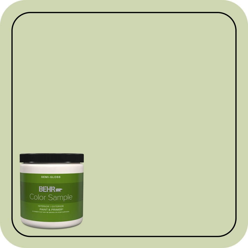BEHR PREMIUM PLUS #M360-3 Avocado Whip Interior/Exterior Paint & Primer Color Sample (1)