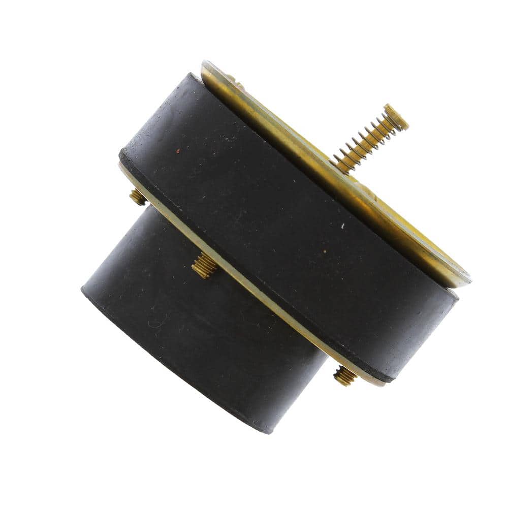 JONES STEPHENS 3 in. Brass Sewer Stopper/Backflow Preventer (3)