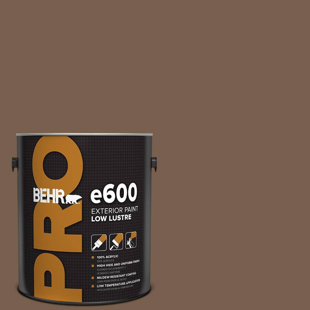 BEHR PRO 1 gal. #250F-7 Melted Chocolate Low Luster Exterior Paint