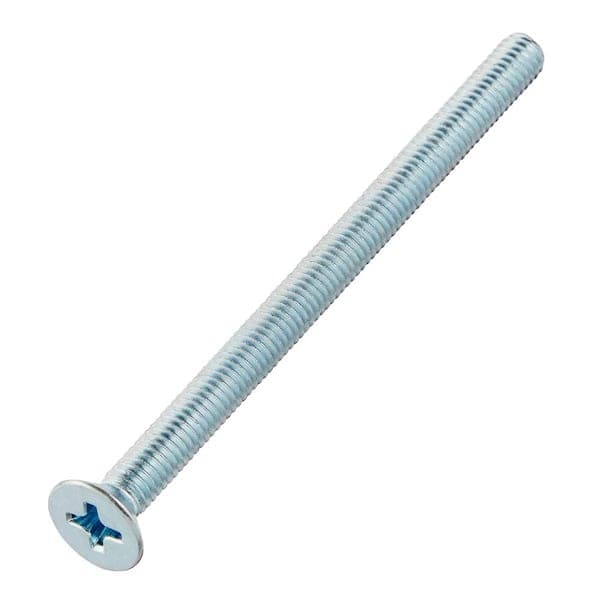 Everbilt M4-0.7 x 60mm Zinc Flat Head Phillips Drive Machine Screw 1-Piece (2)