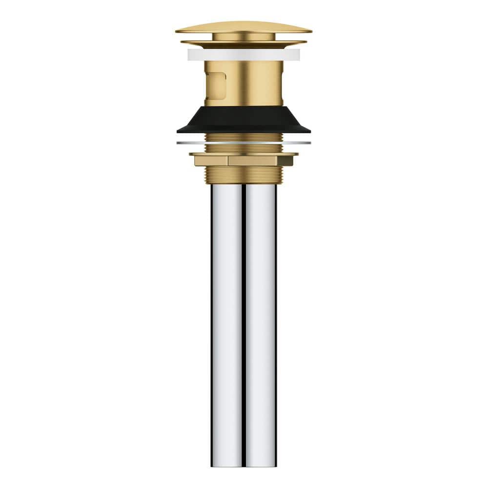 GROHE Universal Bathroom Sink Pop-Up Drain with Overflow in Brushed Gold (2)