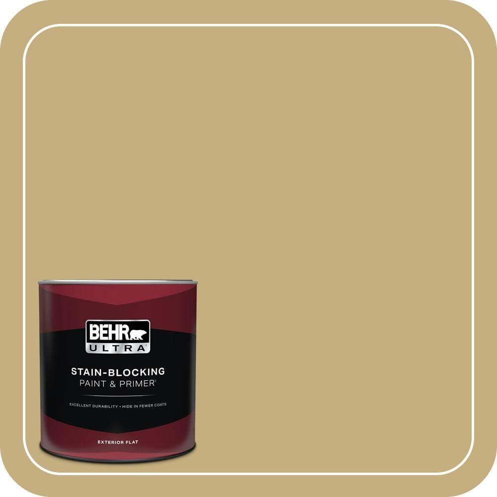 BEHR ULTRA 1 qt. #MQ2-29 Cliff Ridge Flat Exterior Paint & Primer