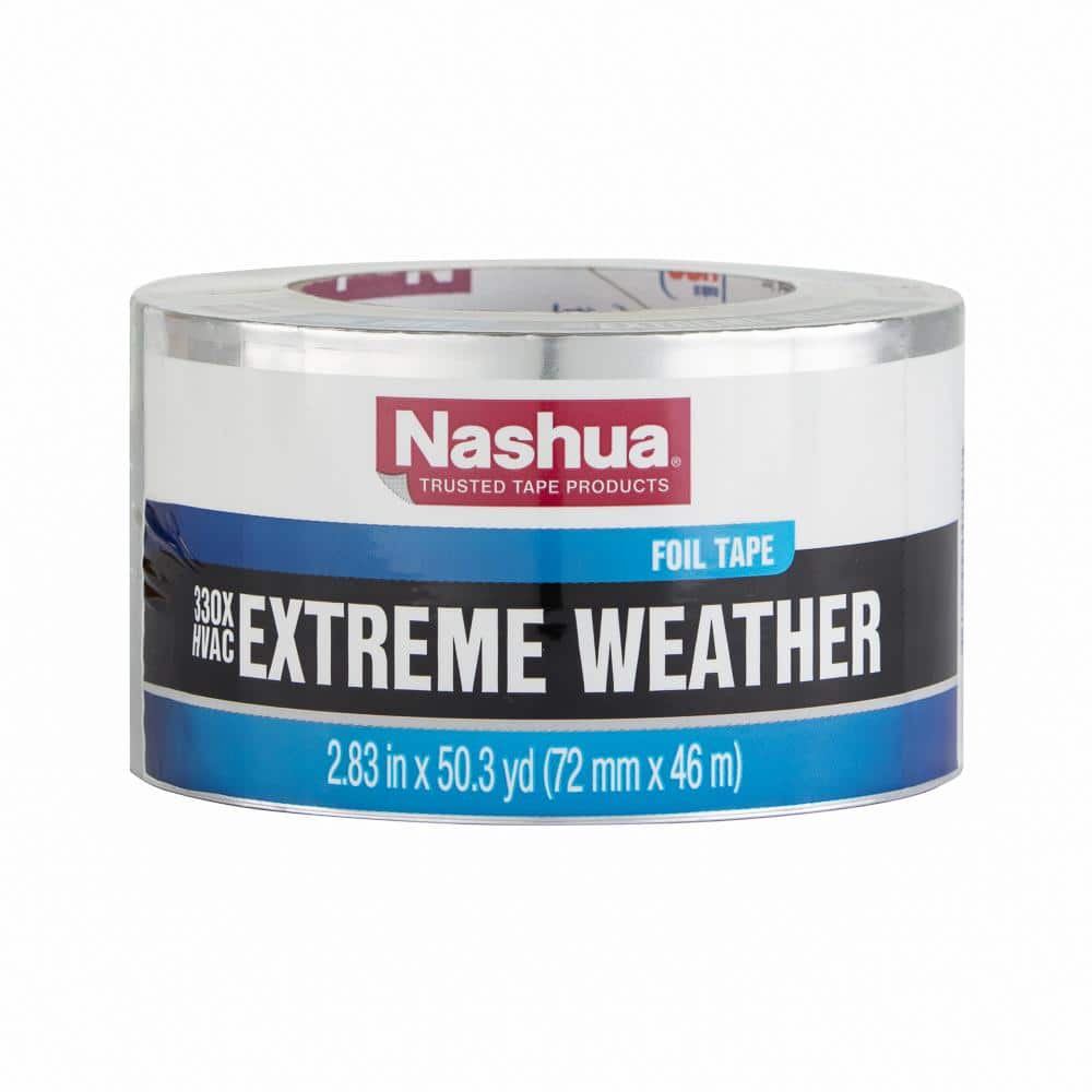 Nashua Tape 50 yd. 330X Extreme Weather Air Duct HVAC Foil Tape Pro Pack (2)