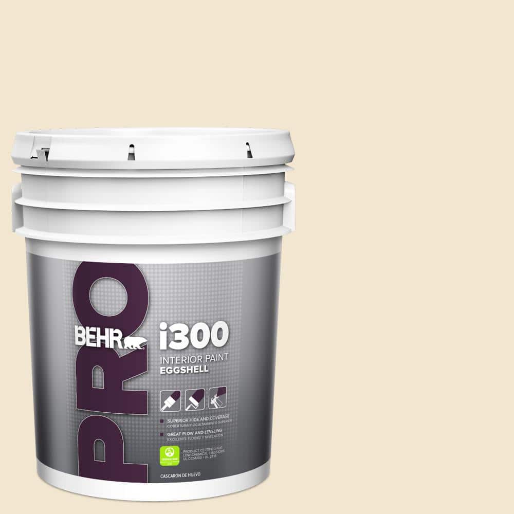 BEHR PRO 5 gal. #HDC-NT-11A Warm Marshmallow Eggshell Interior Paint (1)