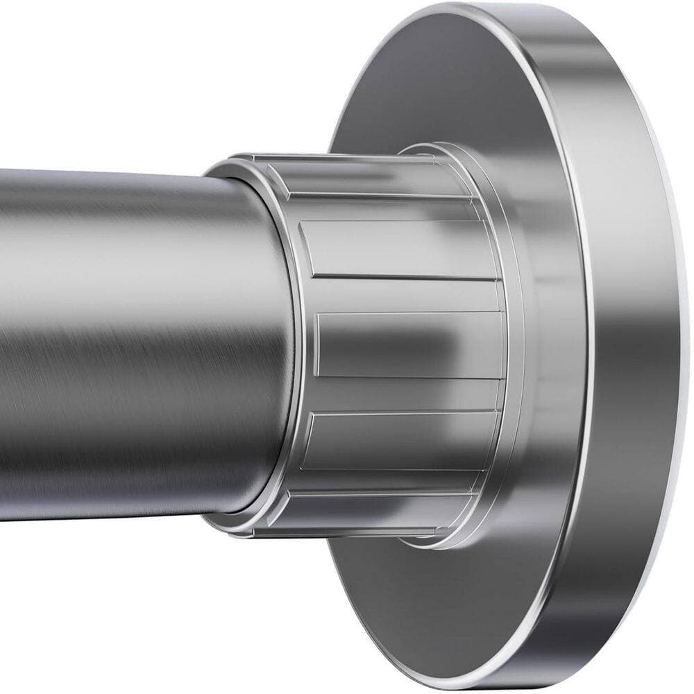 Numhew 32 in. to 94 in. Metal Adjustable Tension Shower Curtain Rod in Silver, No Drill, Non Slip, Rustproof (3)