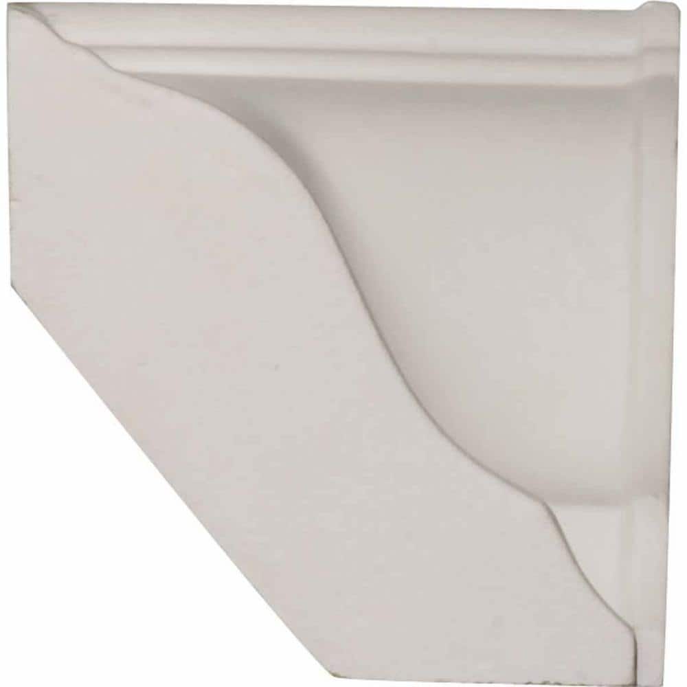 Ekena Millwork 3-1/2 in. x 3-1/2 in. x 3-5/8 in. Urethane Inside Corner for Moulding Profiles (3)