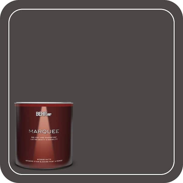BEHR PREMIUM PLUS #HDC-CL-14A Warm Onyx Enamel Low Odor & Primer (2)