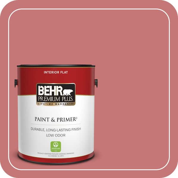 BEHR PREMIUM PLUS #150D-5 Deep Bloom Flat Interior/Exterior Paint & Primer Color Sample (3)