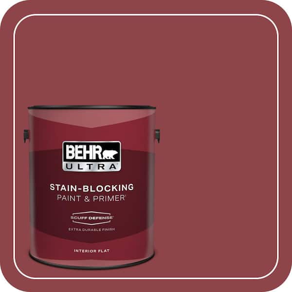 BEHR ULTRA 1 gal. #MQ1-09 Haute Couture Extra Durable Flat Interior Paint & Primer (2)