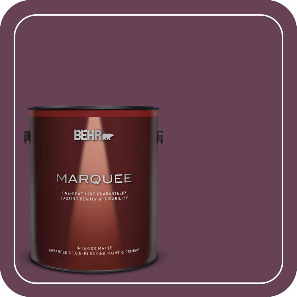 BEHR MARQUEE 1 gal. #S-G-690 Delicious Berry Matte Interior Paint & Primer