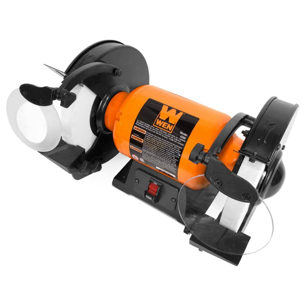 WEN 8 in. 3 Amp Slow Speed Bench Grinder (2)