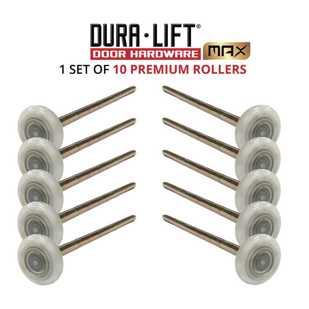 DURA-LIFT Ultra-Life Max 2 in. Sealed Nylon Garage Door Roller with 7 in. Stem (10-Pack) (2)