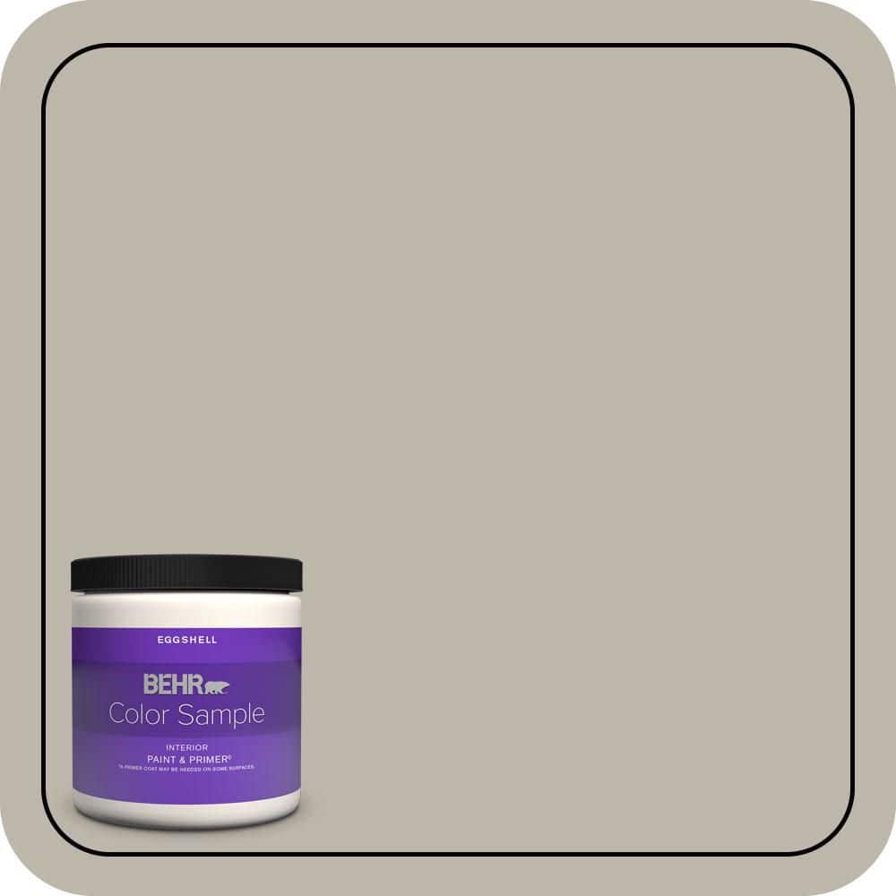 BEHR PREMIUM PLUS Home Decorators Collection #HDC-CT-21 Grey Mist Enamel & Primer Color Sample (1)