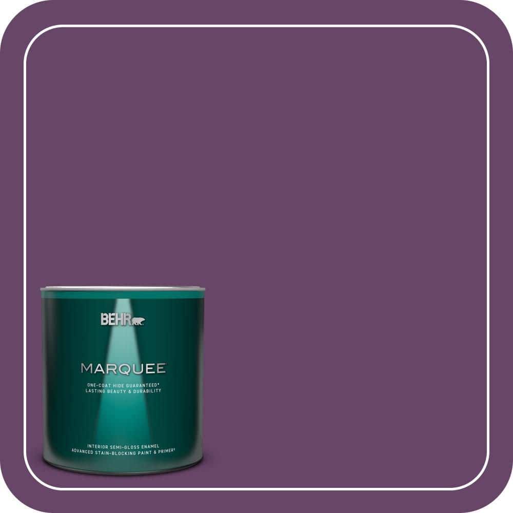 BEHR MARQUEE 1 qt. #P100-7 Sultana Semi-Gloss Enamel Interior Paint & Primer