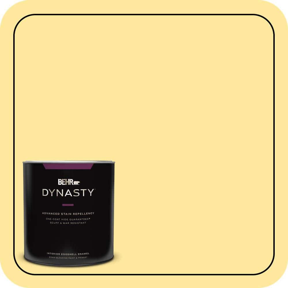 BEHR DYNASTY 1 qt. #P300-4 Rise and Shine Eggshell Enamel Interior Stain-Blocking Paint and Primer