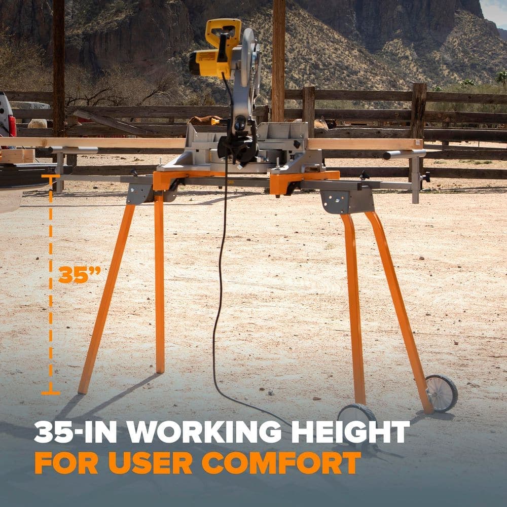 BORA Steel Folding Portable Miter Saw Stand (3)