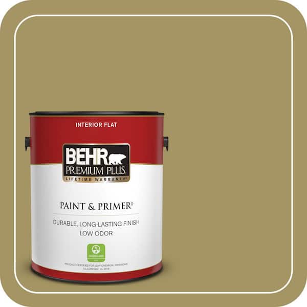 BEHR PREMIUM PLUS #M330-6 Keemun Enamel Low Odor & Primer (2)