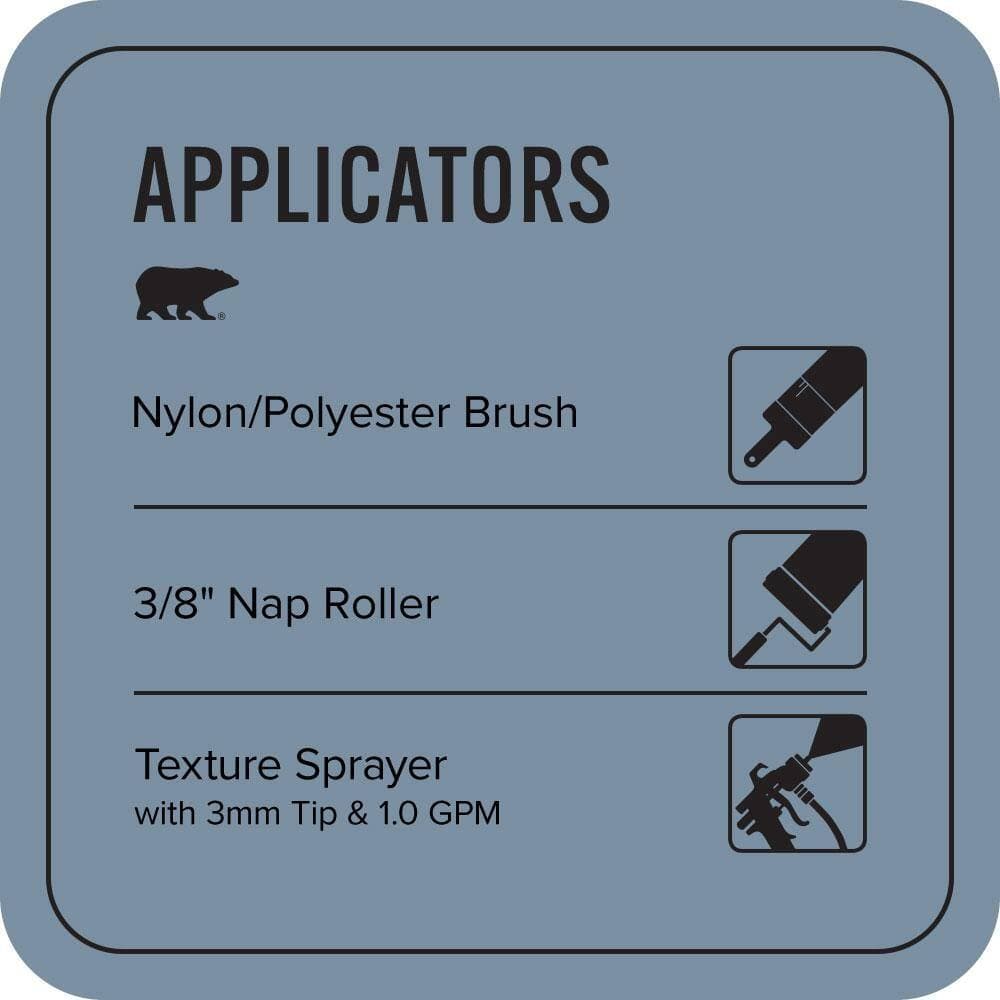 BEHR PREMIUM #S510-4 Textured Low-Lustre Enamel Interior/Exterior Porch and Patio Anti-Slip Floor Paint (4)