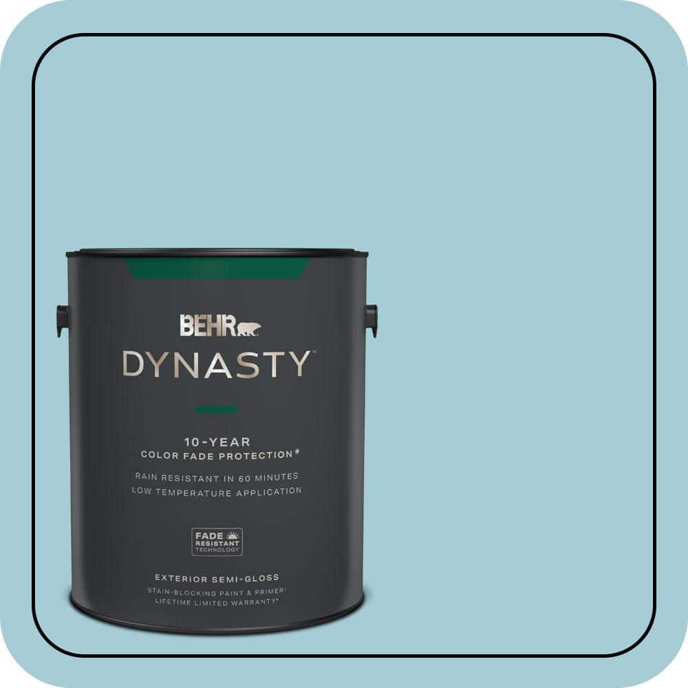 BEHR DYNASTY 1 gal. #S460-2 Drip Semi-Gloss Exterior Stain-Blocking Paint & Primer