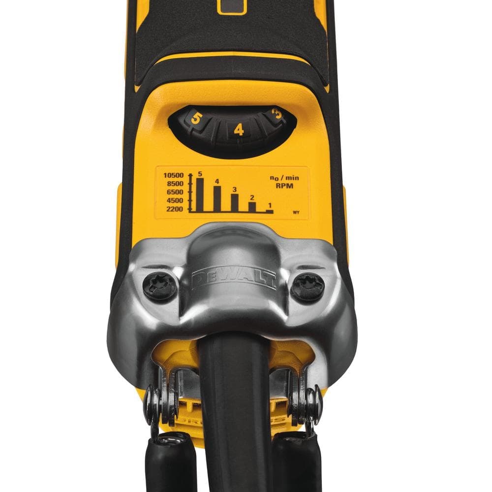 DEWALT 13 Amp Corded 5 in. Brushless Small Angle Grinder with No-Lock-On Paddle Switch and Variable Speed (3)