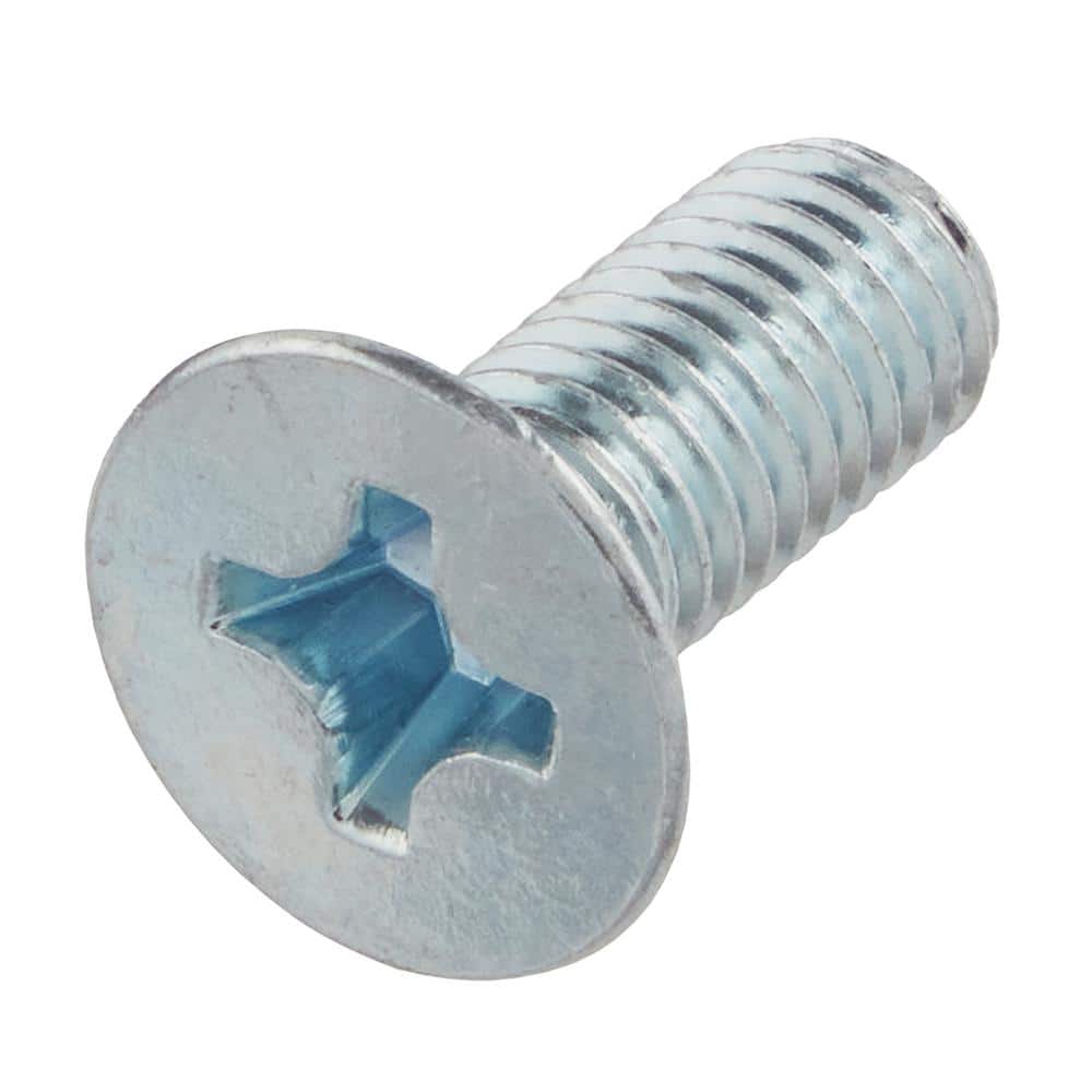 Everbilt M8-1.25 x 20mm Zinc Flat Head Phillips Drive Machine Screw 4-Pieces (1)