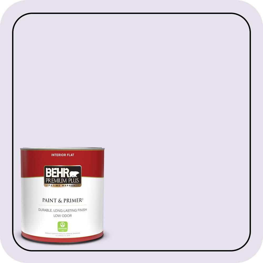BEHR PREMIUM PLUS #640A-1 Soft Iris Flat Low Odor & Primer (1)
