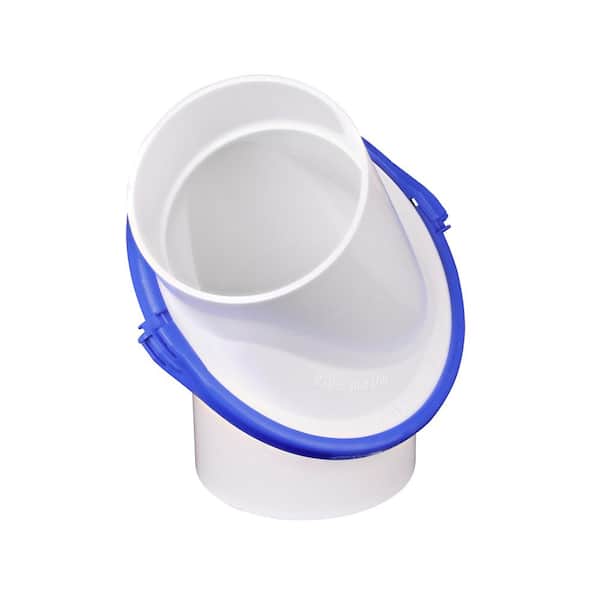 NDS 4 in. Hub x Hub PVC S&D Variable 0 to 90 Degree Angle Elbow Fitting (2)