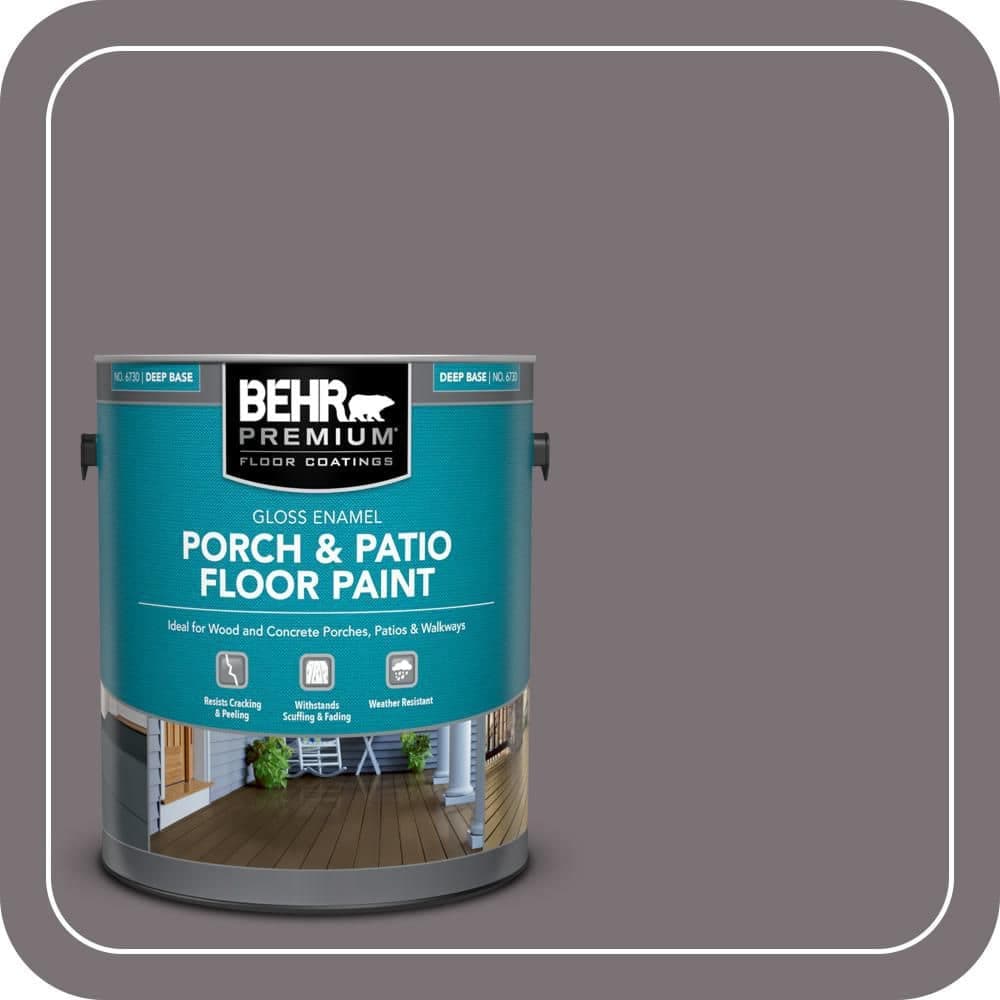 BEHR PREMIUM 1 gal. #PPU17-18 Echo Gloss Enamel Interior/Exterior Porch and Patio Floor Paint