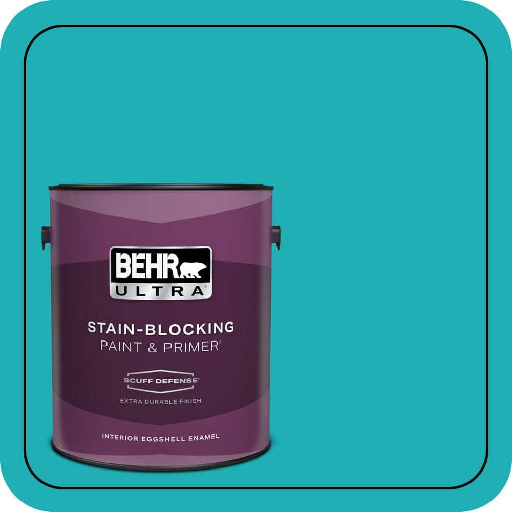 BEHR ULTRA 1 gal. #500B-5 Mermaid Treasure Extra Durable Eggshell Enamel Interior Paint & Primer