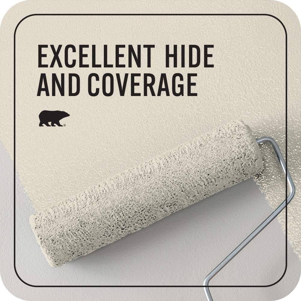 BEHR PREMIUM PLUS #750C-2 Hazelnut Cream Enamel EcoMix Plant-Based & Primer (2)