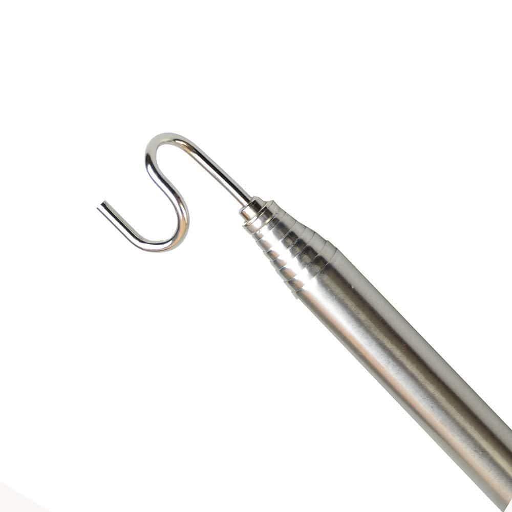 Misopily 72 in. Telescoping Magnetic Pickup Tool with Hook Stainless Steel Shaft for Retrieving Metal Objects (2)