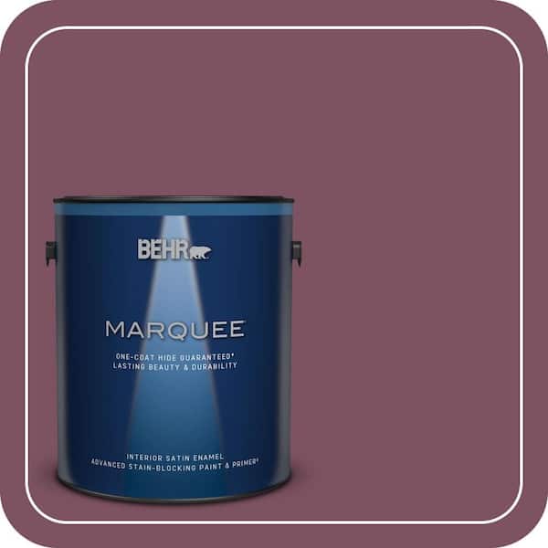 BEHR PREMIUM PLUS #PPU1-19 Classic Berry Enamel Low Odor & Primer (2)