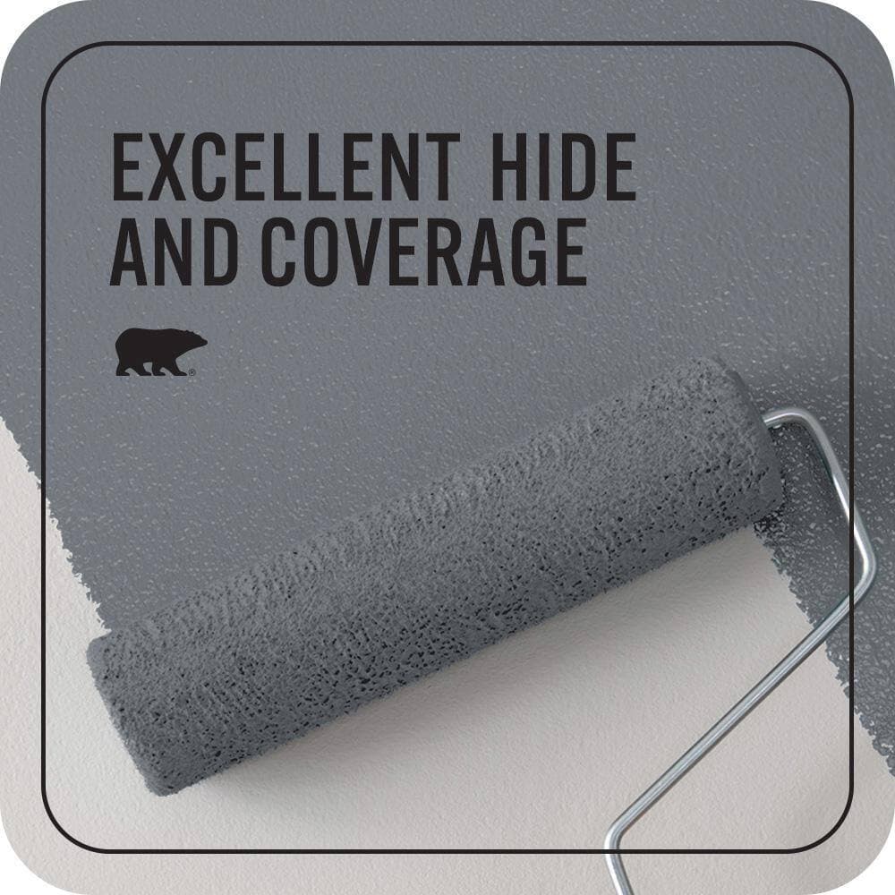 BEHR PREMIUM PLUS #N510-5 Liquid Mercury color Enamel EcoMix Plant-Based & Primer (2)