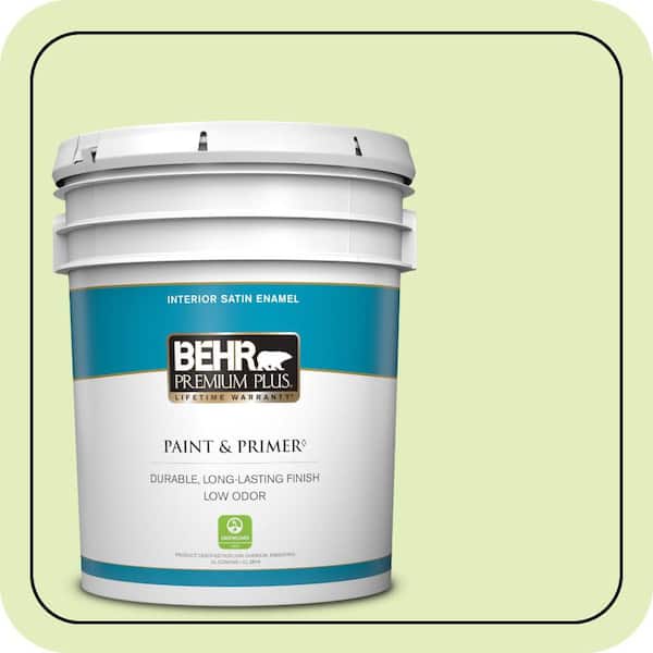 BEHR PREMIUM PLUS #420A-2 Spirit Whisper Flat Low Odor & Primer (4)