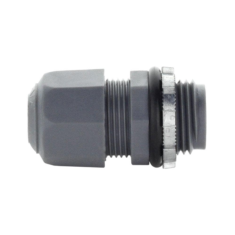 Commercial Electric 1/2 in. (Fits Wire Range: 0.235 in. 0.400 in.) Non-Metallic Strain Relief Cord Connector (3)