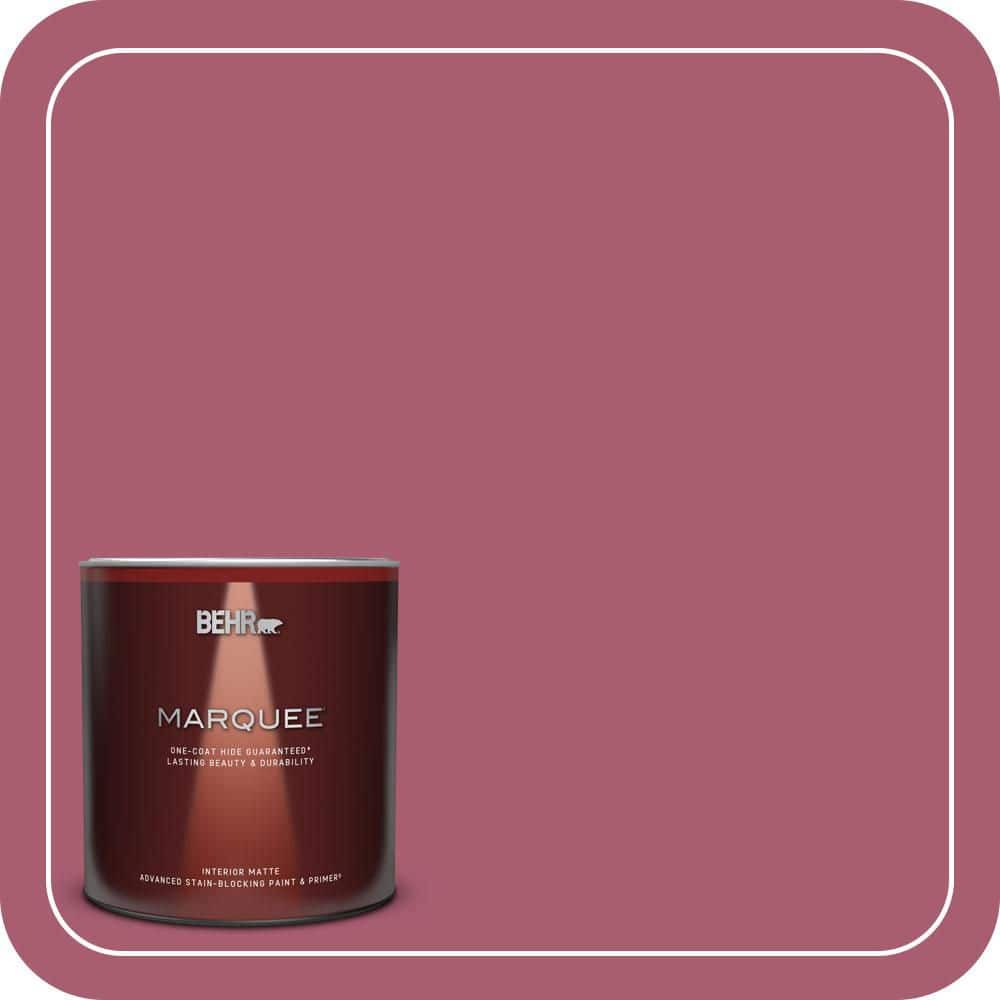 BEHR MARQUEE 1 qt. #MQ1-07 Shine Baby Shine One-Coat Hide Matte Interior Paint & Primer
