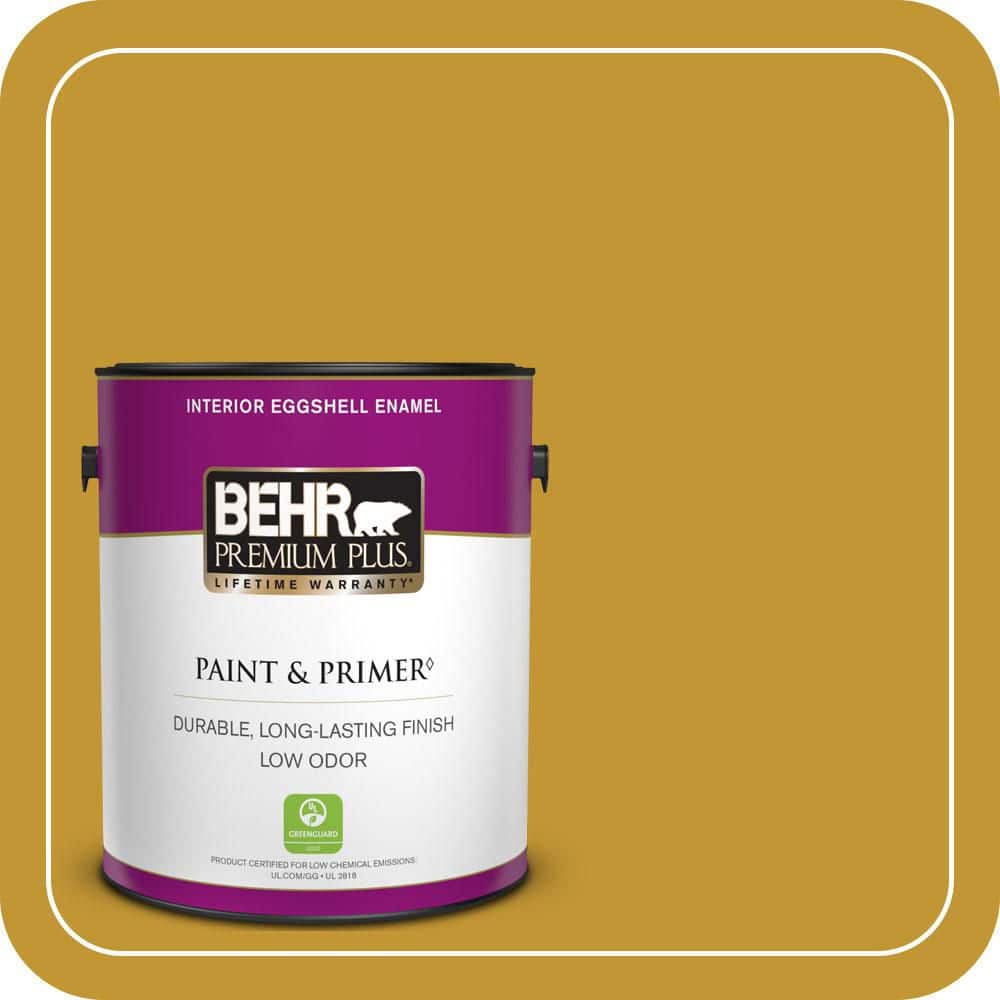 BEHR PREMIUM PLUS 1 gal. #S-H-360 Leisure Eggshell Enamel Low Odor Interior Paint & Primer