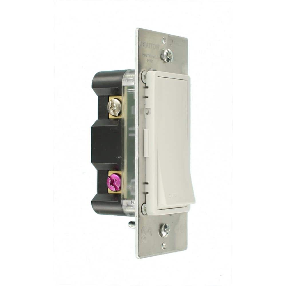 Leviton Vizia+ 3-Way or More Applications Digital Coordinating Remote Switch, White/Ivory/Light Almond VP0SR-10Z (2)