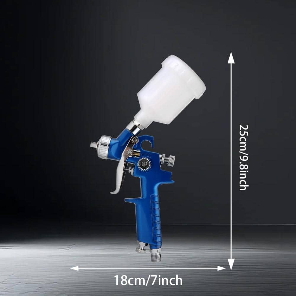 Unbranded Mini HVLP Air Spray Gun Kit with 0.8 mm and 1.0 mm Nozzles 125 cc Cup for Spot Repair and Detail Work (3)