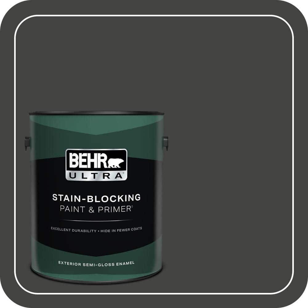 BEHR ULTRA 1 gal. #PPU18-20 Broadway Semi-Gloss Enamel Exterior Paint & Primer