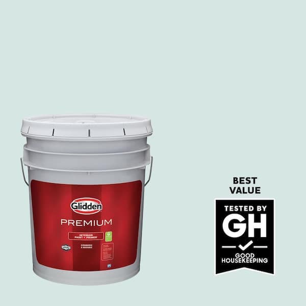 Glidden Premium 5 gal. PPG1142-1 Peaceful Night Eggshell Interior Paint (2)