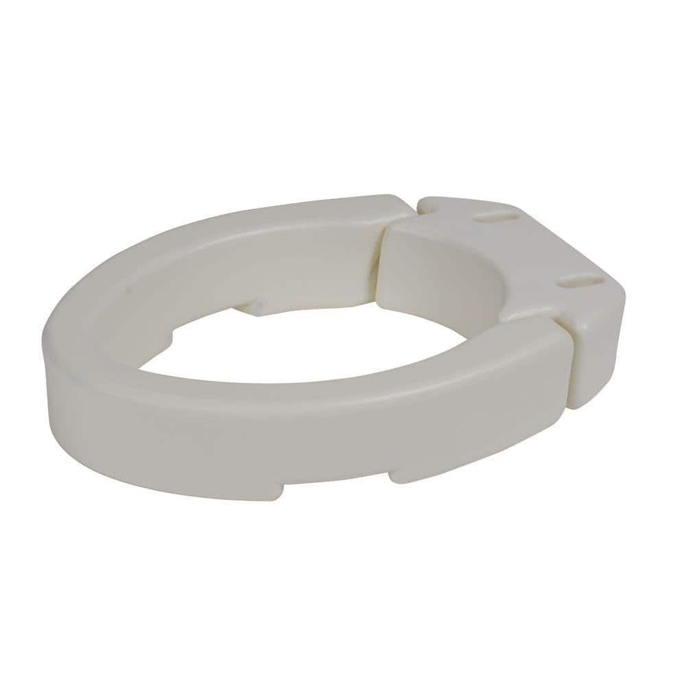 Drive Medical Hinged Elongated Toilet Seat Riser