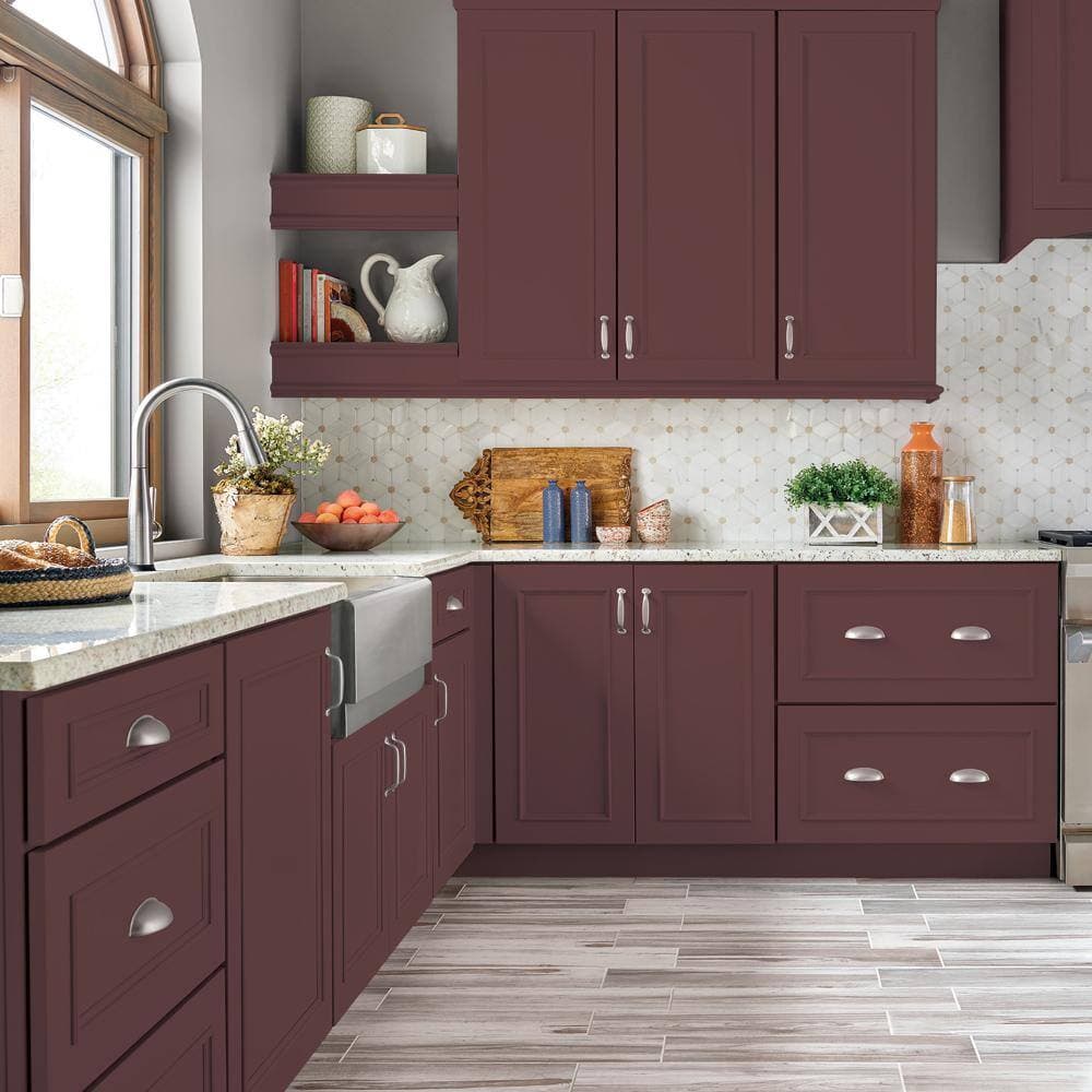 BEHR PREMIUM #MQ1-14 Enamel Interior/Exterior Cabinet, Door & Trim Paint (4)