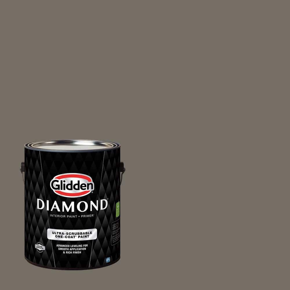Glidden Diamond 1 gal. PPG0999-6 Stolen Rock Eggshell Interior Paint with Primer