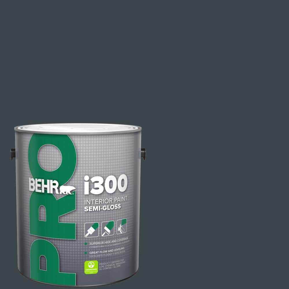 BEHR PRO 1 gal. #740F-7 Night Shade Semi-Gloss Interior Paint
