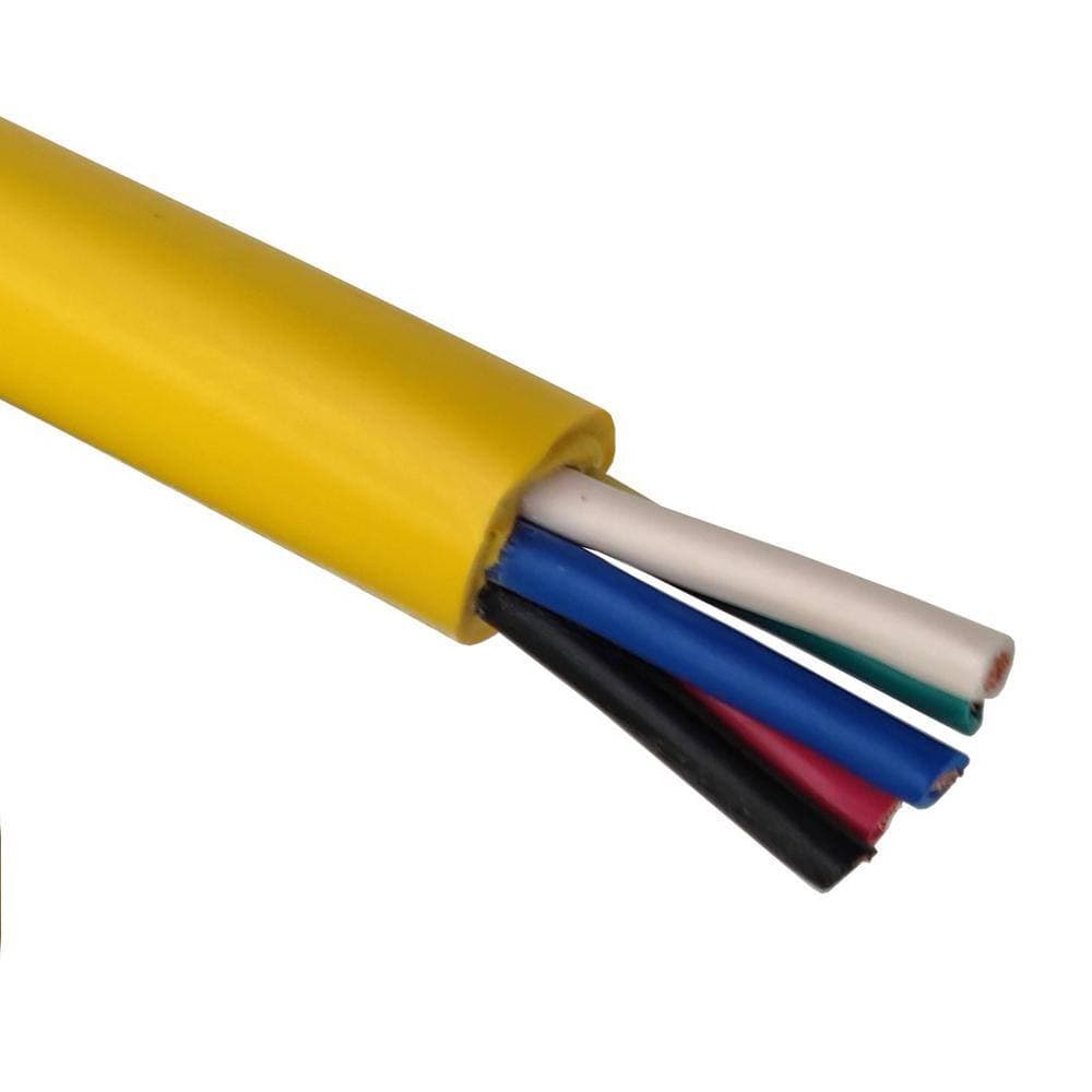 parkworld 15 ft. 10/5 30 Amp, Yellow 120-Volt/208-Volt Twist Lock NEMA L21-30 Replacement Power Cord (L21-30P to 5-Wire) UL Listed (2)