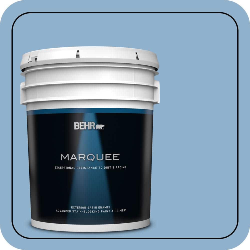 BEHR MARQUEE 5 gal. #M510-3 Sailors Knot Satin Enamel Exterior Paint & Primer