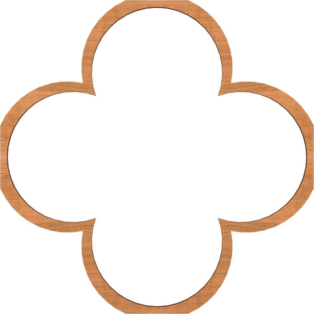 Ekena Millwork Large Woodall Fretwork 3/8 in. x 6 ft. x 6 ft. Brown Wood Decorative Wall Paneling 1-Pack (1)