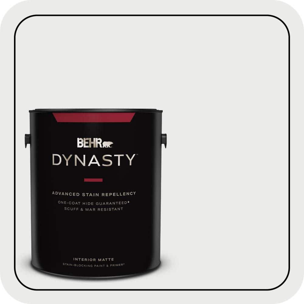 BEHR DYNASTY 1 gal. #PWN-36 Celestial Glow Matte Interior Stain-Blocking Paint & Primer