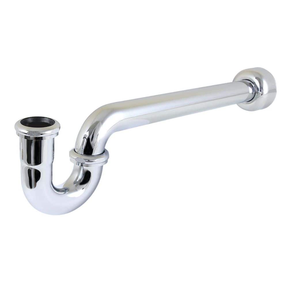 Kingston Brass Trimscape 1-1/4 in. 18-Gauge Brass Decor P-Trap in Polished Chrome (1)
